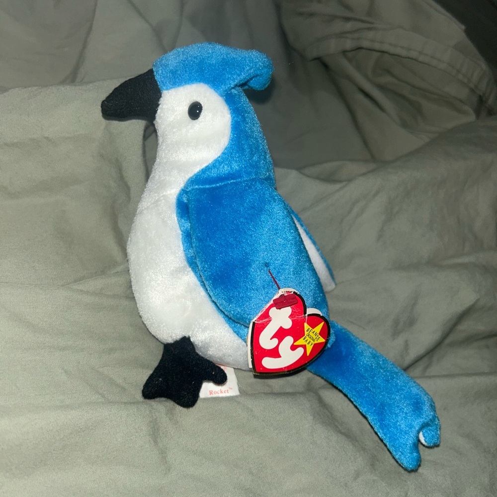 TY Rocket Blue Jay Bird